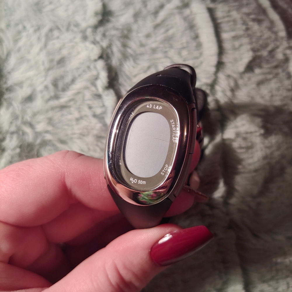 NEW Nike | Silver Imara run watch womens